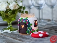 Casa E Trend Embellished Candle Jar